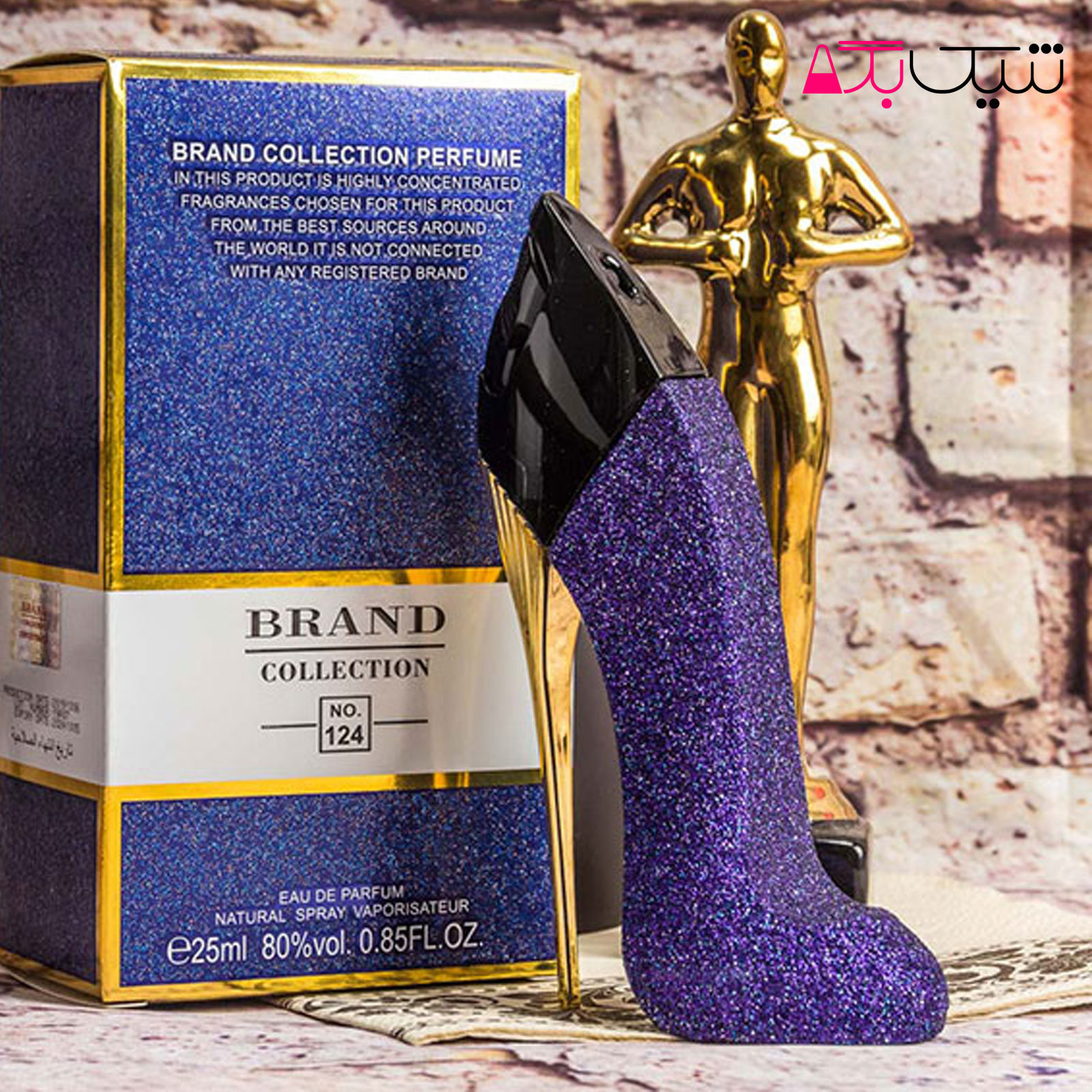عطر ادوپرفیوم زنانه برند کالکشن کد ۱۲۴ رایحه گودگرل گلیتر ۲۵ میل