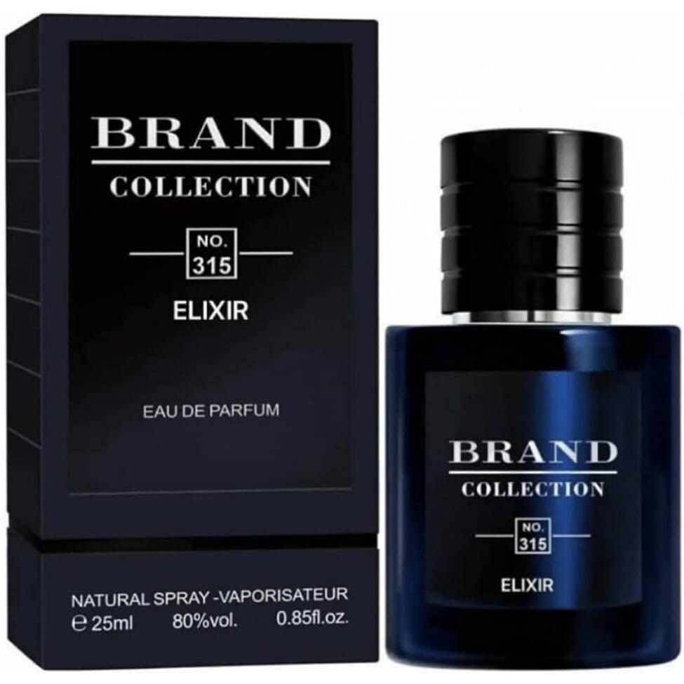 عطر ادکلن مردانه دیور ساواج الکسیر برند کالکشن کد 315 (Brand Collection Dior Sauvage Elixir) 25 میل