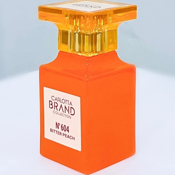 ۲`خرید ادوپرفیوم کارلوتا مدل ۶۰۴ رایحه بیتر پیچ حجم ۲۵ میل - Carlotta Brand Collection N604