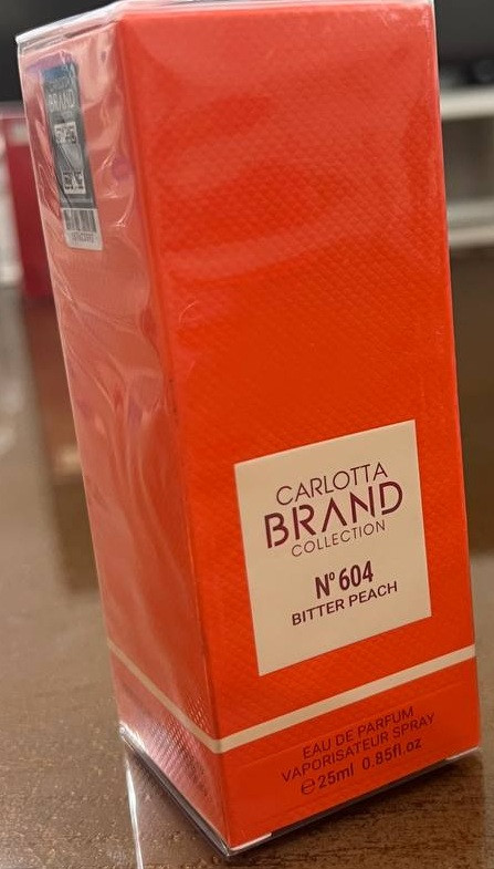 Carlotta Brand Collection N604` - `عکس عطر کارلوتا مدل Bitter Peach در فروشگاه ژانیرو` 